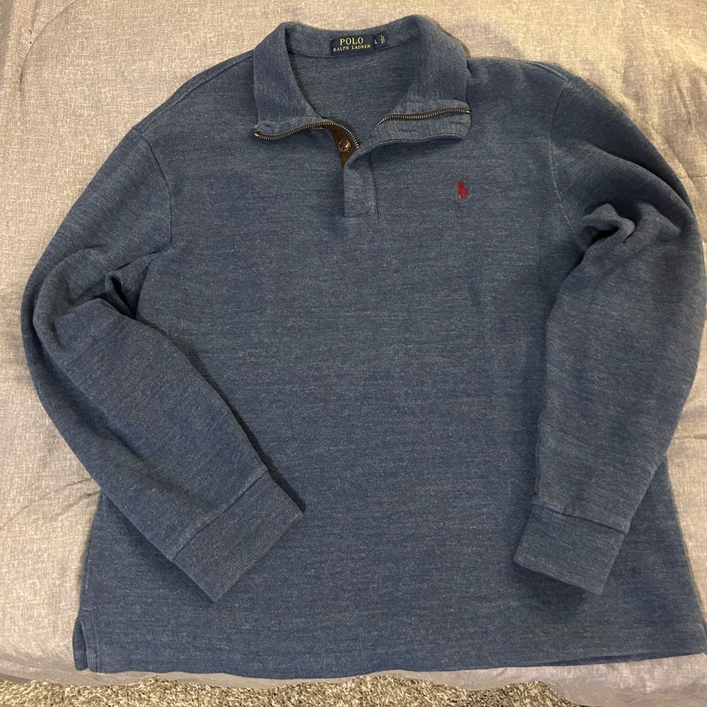 Polo Ralph Lauren Quarter-Zip Pullover Mens Large